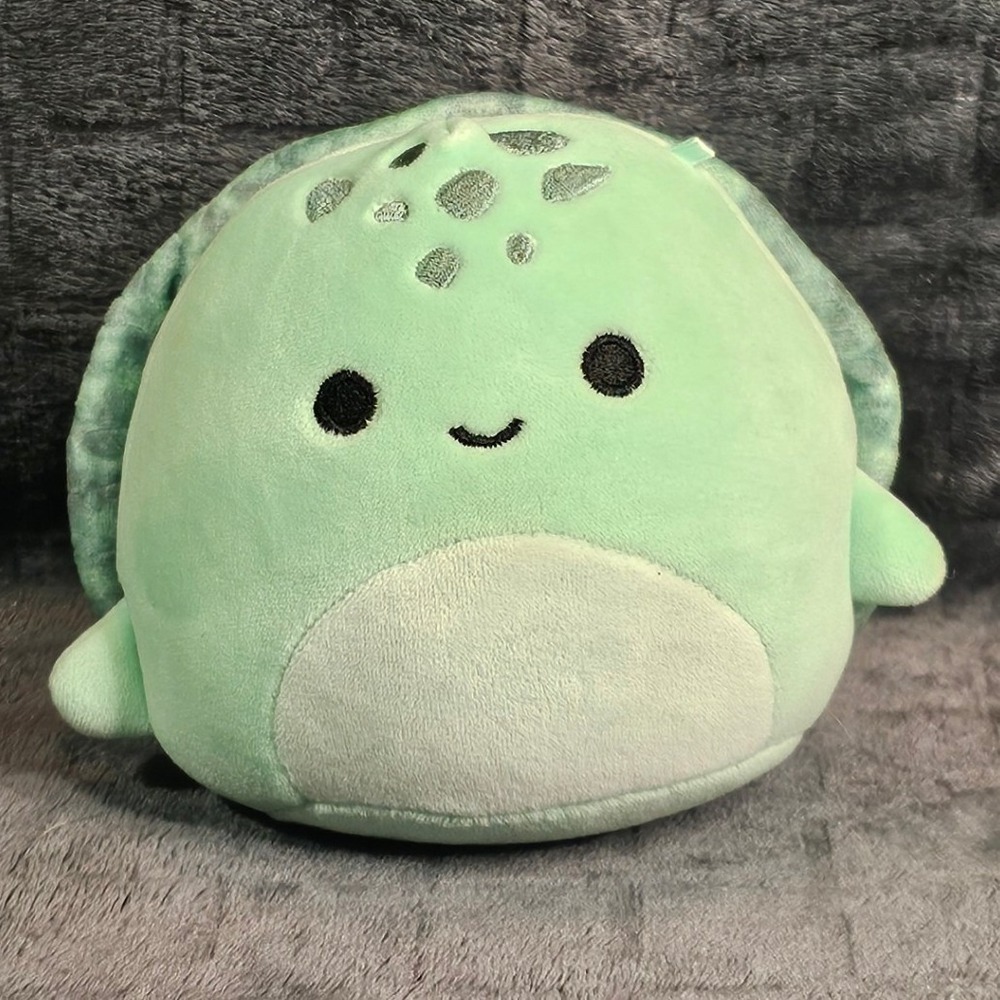 Squishmallows Cole the Sea Turtle 5" Plush Mint Green Teal Kellytoy 2024